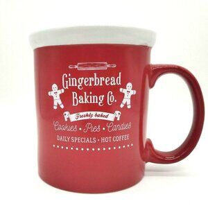 DesignPac Gingerbread Baking Co. Red Coffee Mug